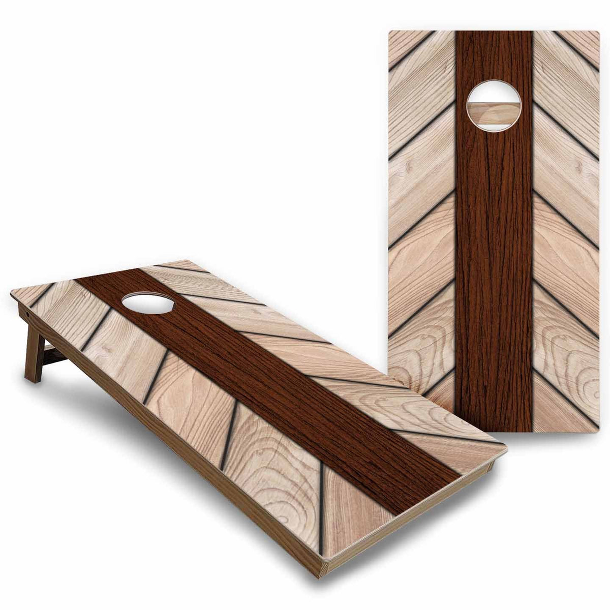 Rustic Cornhole Boards - Backyard Series