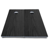 Dark Grey Wood Cornhole Boards - All Weather Series