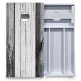 Grey Two Tone Slats Cornhole Boards - All Weather Series