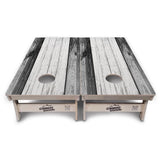Grey Two Tone Slats Cornhole Boards – Tournament Series