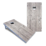 Driftwood Grey Stained Cornhole Boards - All Weather Series