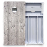 Driftwood Grey Stained Cornhole Boards - All Weather Series