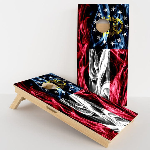 Boards Georgia Flag Professional Cornhole Boards