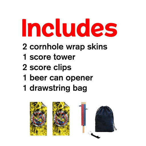 Hawaii Cornhole Boards Wraps (Set of 2)