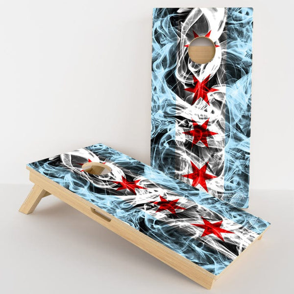 Boards Illinois Flag Professional Cornhole Boards