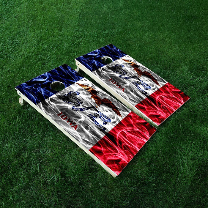 Iowa Cornhole Boards Wraps (Set of 2)