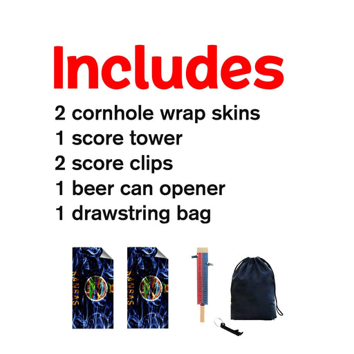 Kansas Cornhole Boards Wraps (Set of 2)