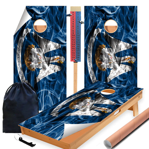 Louisiana Cornhole Boards Wraps (Set of 2)