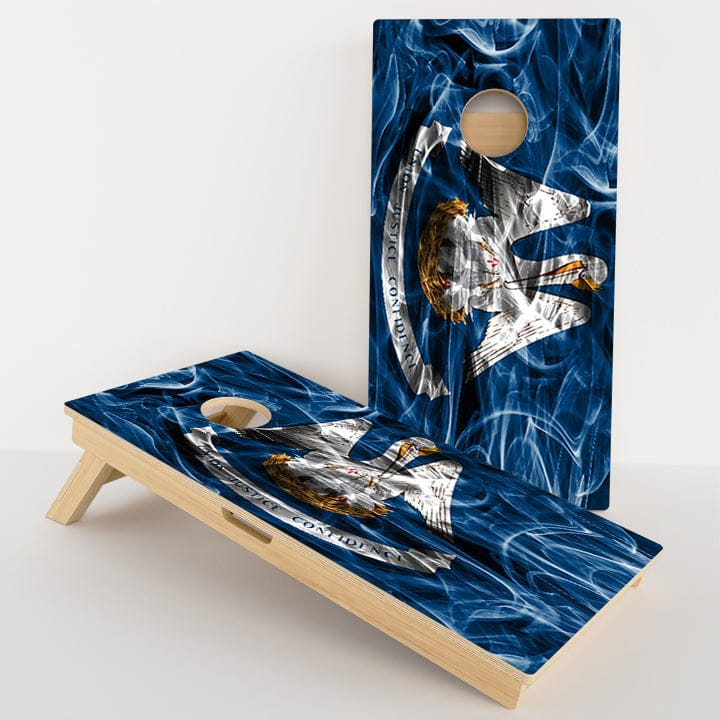 Boards Louisiana Flag Professional Cornhole Boards