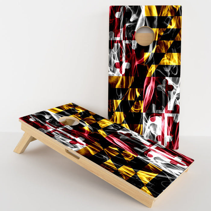 Maryland Flag Professional Cornhole Boards