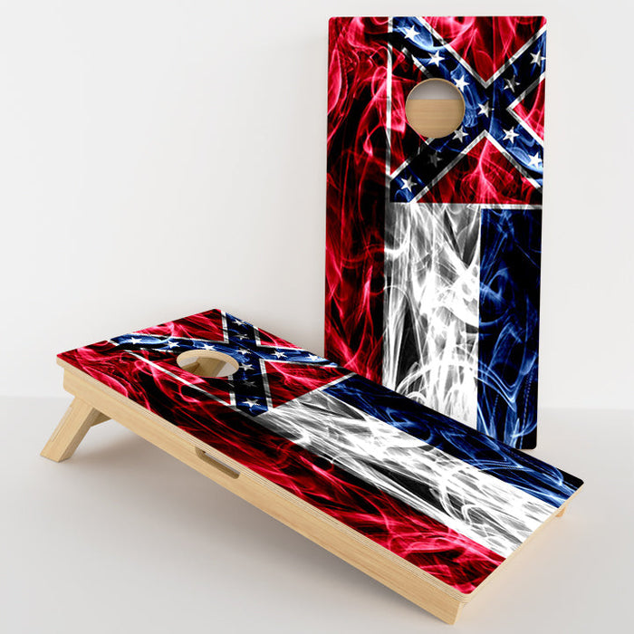 Mississippi Flag Professional Cornhole Boards
