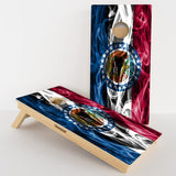 Boards Missouri Flag Professional Cornhole Boards