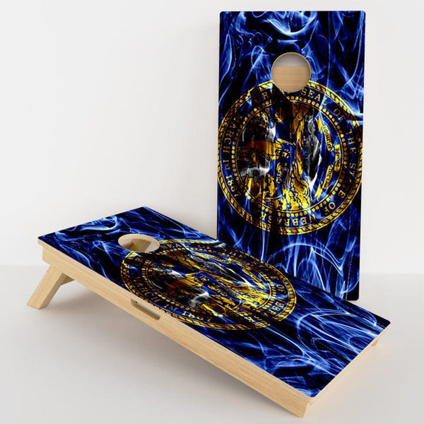 Boards Nebraska Flag Professional Cornhole Boards
