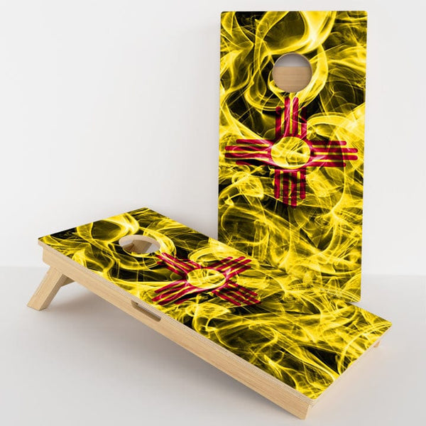 Boards New Mexico Flag Professional Cornhole Boards