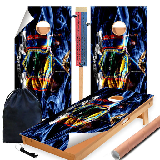 New York Cornhole Boards Wraps (Set of 2)