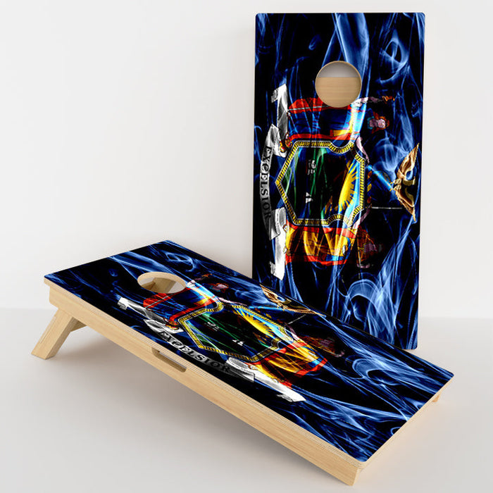 New York Flag Professional Cornhole Boards