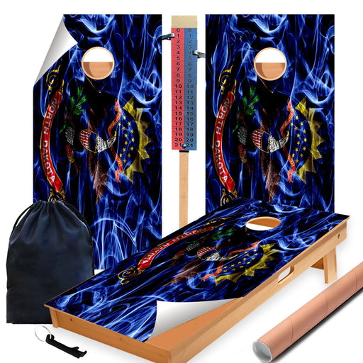 North Dakota Cornhole Boards Wraps (Set of 2)