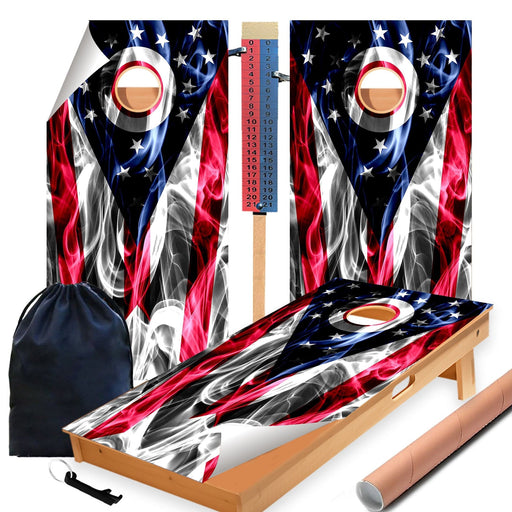 Ohio Cornhole Boards Wraps (Set of 2)