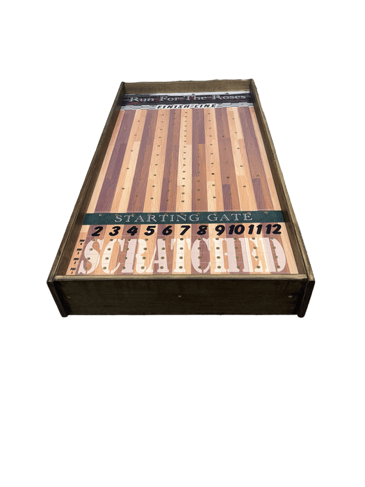 Horse Race Game Jumbo Horse Game with Stained Rails