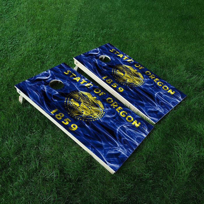 Oregon Cornhole Boards Wraps (Set of 2)