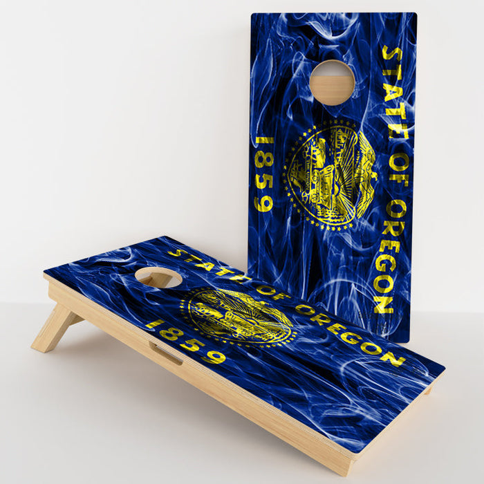 Oregon Flag Professional Cornhole Boards
