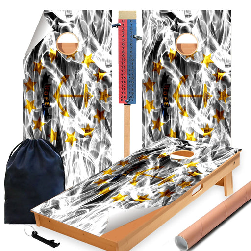Rhode Island Cornhole Boards Wraps (Set of 2)