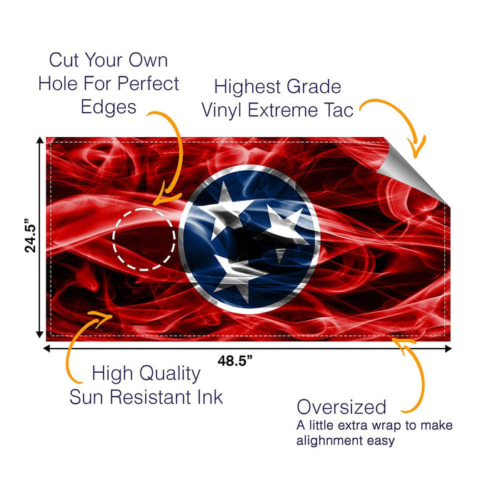 Tennessee Cornhole Boards Wraps (Set of 2)