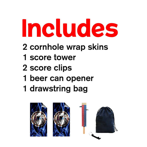 Virginia Cornhole Boards Wraps (Set of 2)