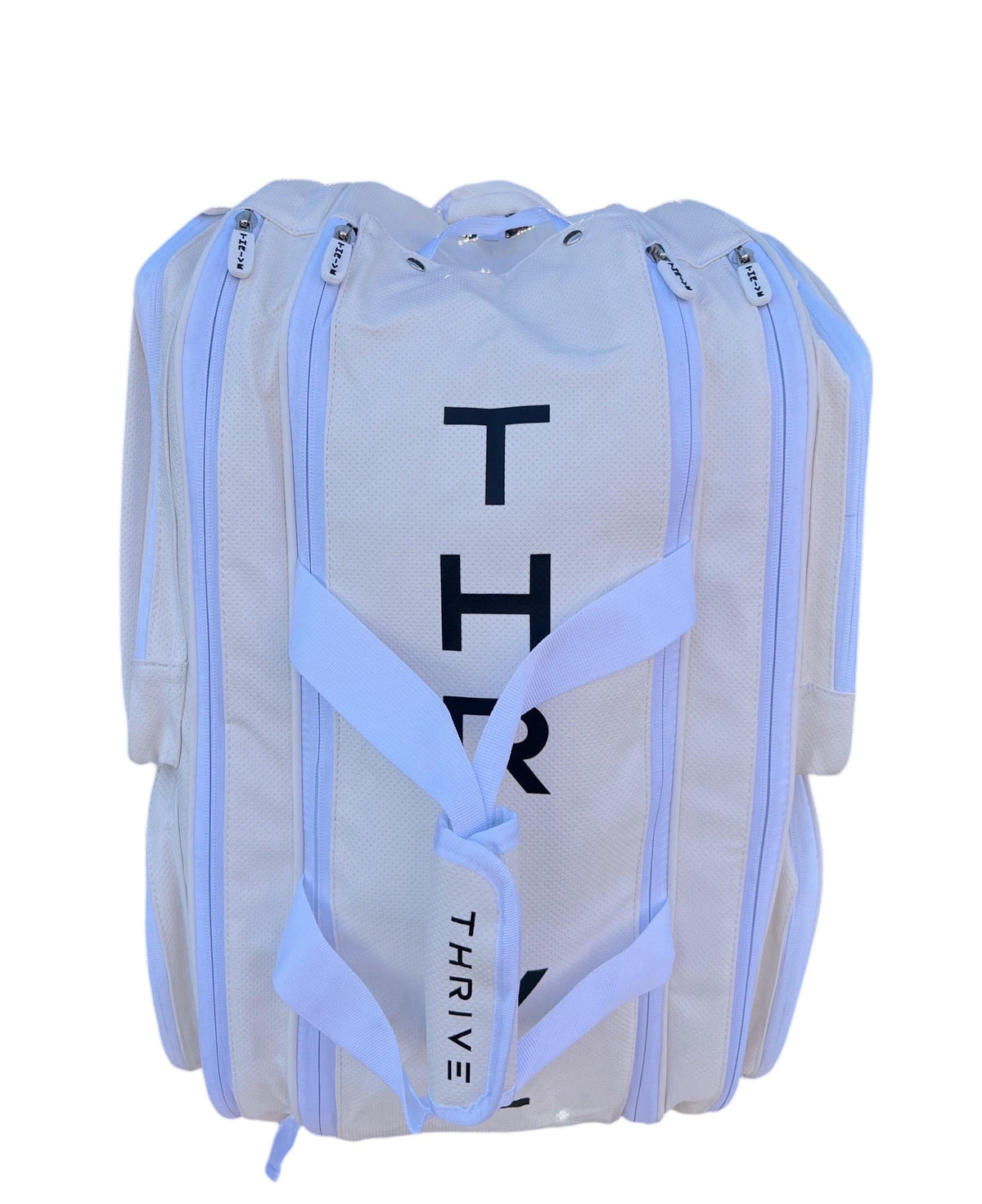 Pickleball Bag White Elite Pro Tour Bag w/shoe bag - WHITE