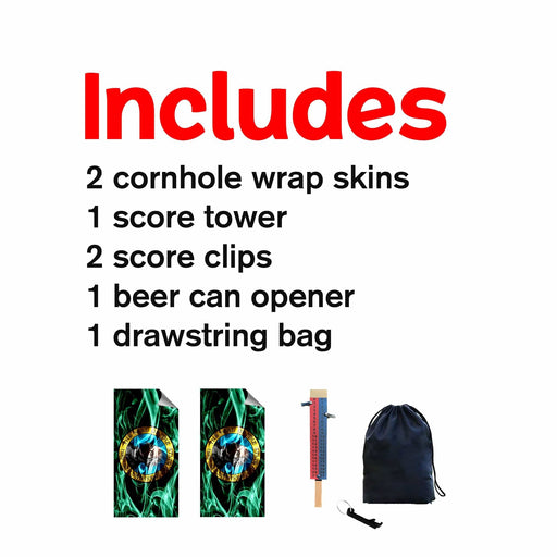Washington Cornhole Boards Wraps (Set of 2)