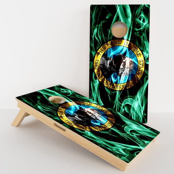 Boards Washington Flag Professional Cornhole Boards