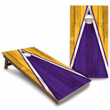 Team Color Triangle Cornhole Boards - Backyard Series