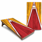 Team Color Triangle Cornhole Boards - Backyard Series