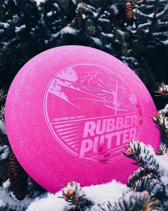 Lightning Sure Grip Rubber Putter Golf Disc