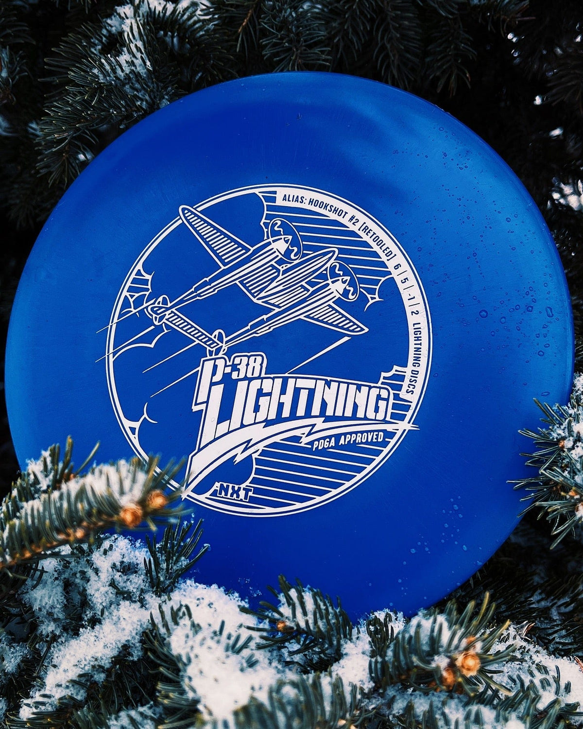 Golf Disc Lightning NXT P-38 #2 Hookshot [Retool] Fairway Driver Golf Disc