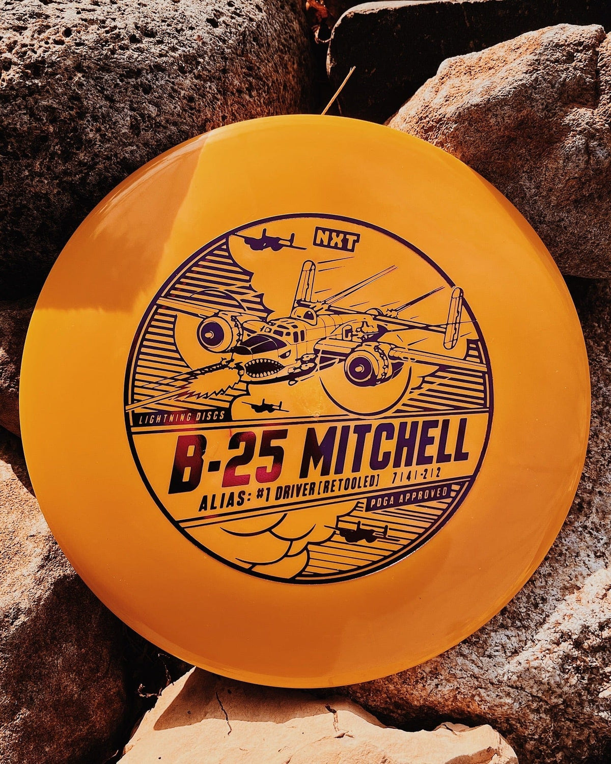 Golf Disc Lightning NXT B-25 Mitchell #1 Driver [Retool] Fairway Driver Golf Disc