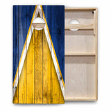 Team Color Triangle Cornhole Boards - Backyard Series