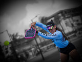 PRO Paddles P+ PowerSpin Carbon COREx3 (Neon Pink)
