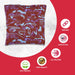 Green Purple Tech Fusion Cornhole Bags