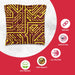 Red Yellow Tech Cornhole Bags