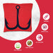 Red Blue Hooks Cornhole Bags