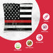 Red Blue Lines Cornhole Bags