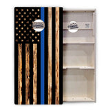 First Responder Rustic Flag Cornhole Boards – Tournament Series