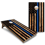 Burnt Flag Cornhole Boards - Backyard Series