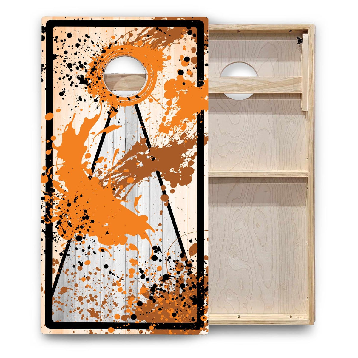 Paint Splatter Cornhole Boards - Backyard Series