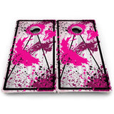 Paint Splatter Cornhole Boards – Pro Lite or Pro Elite