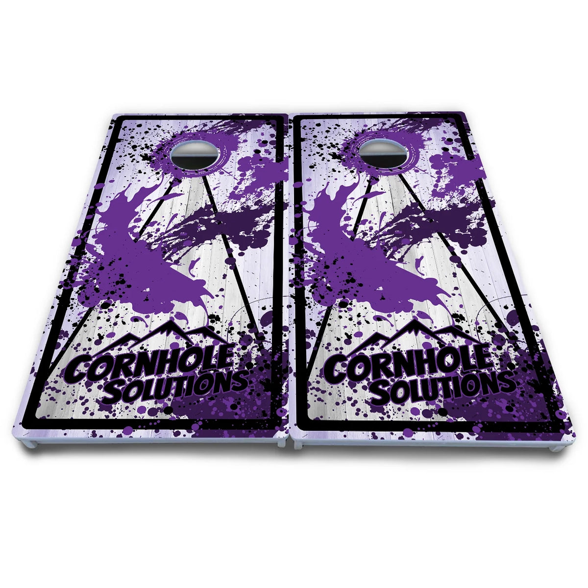 Paint Splatter Cornhole Boards - All Weather Series