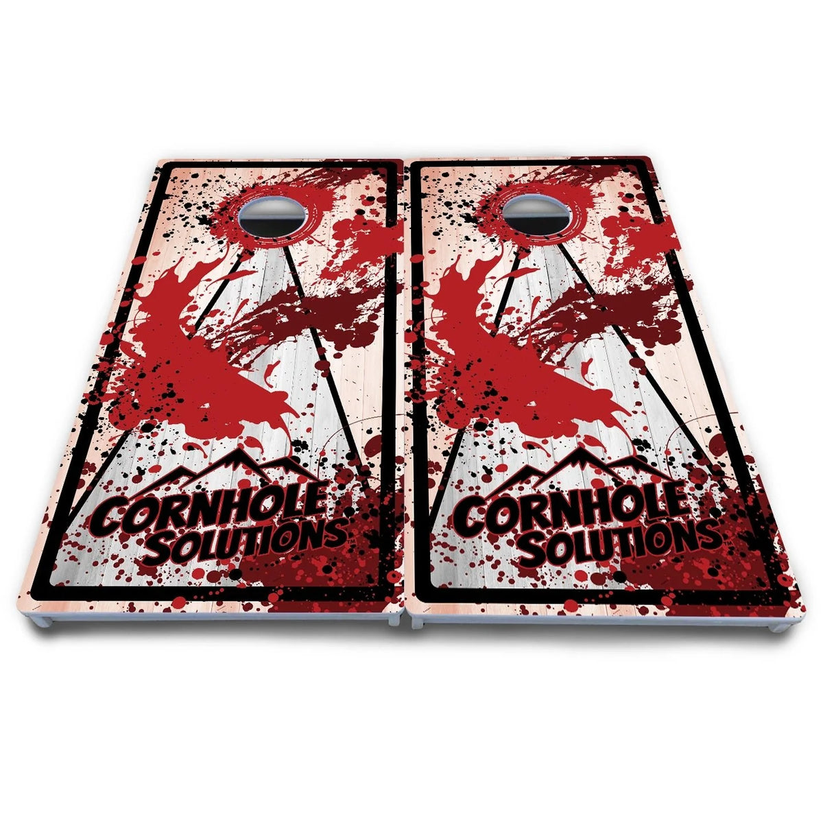 Paint Splatter Cornhole Boards - All Weather Series