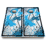 Paint Splatter Cornhole Boards - Backyard Series