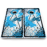 Paint Splatter Cornhole Boards – Pro Lite or Pro Elite